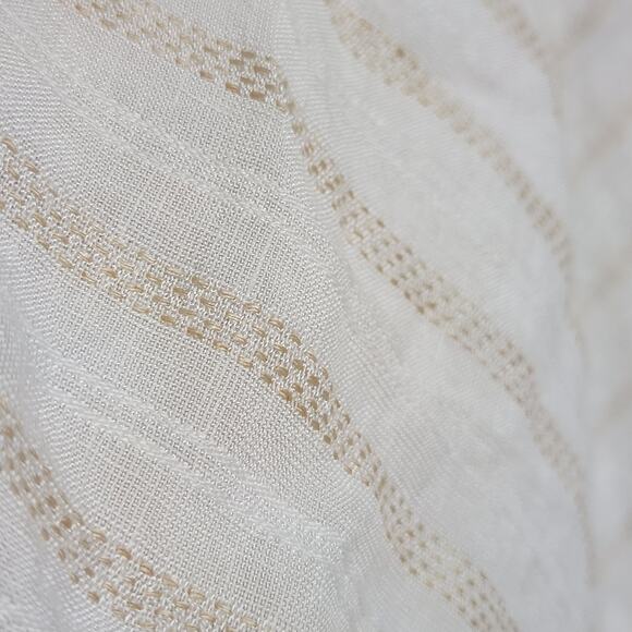 Massimo Dutti Linen Top Womens Small Stripped Dolman Beachy Coastal Portugal - Picture 5 of 14